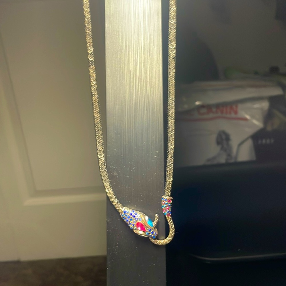 Betsey Johnson ‘Dark Shadows’ Snake Necklace Ret